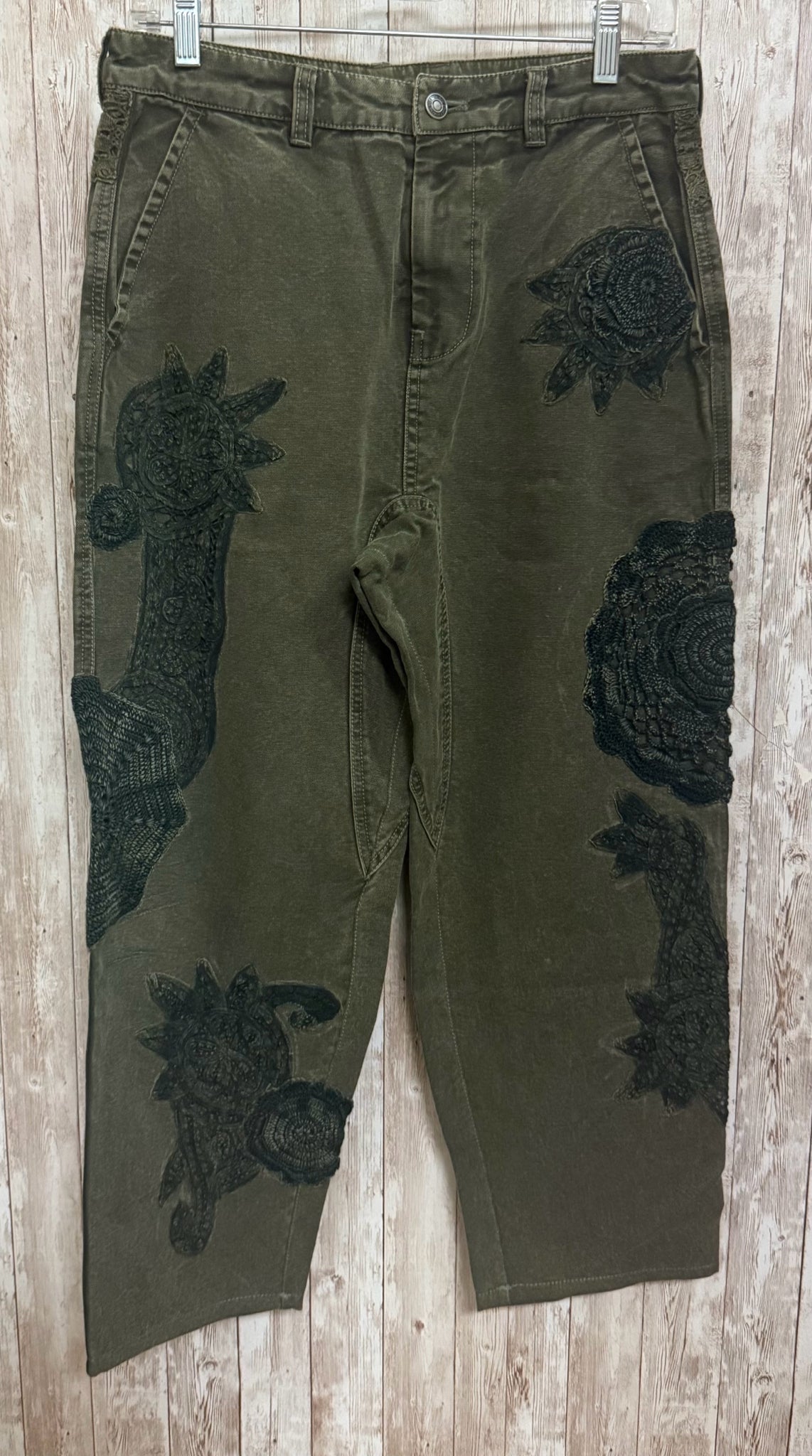 FREE PEOPLE Size XS Olive Jeans