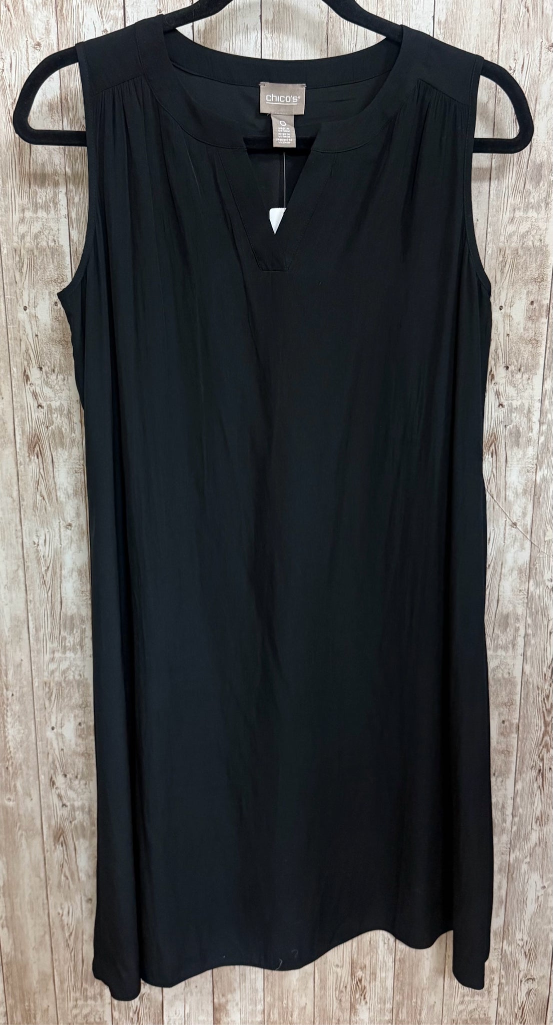 Size S CHICO'S Black Dress