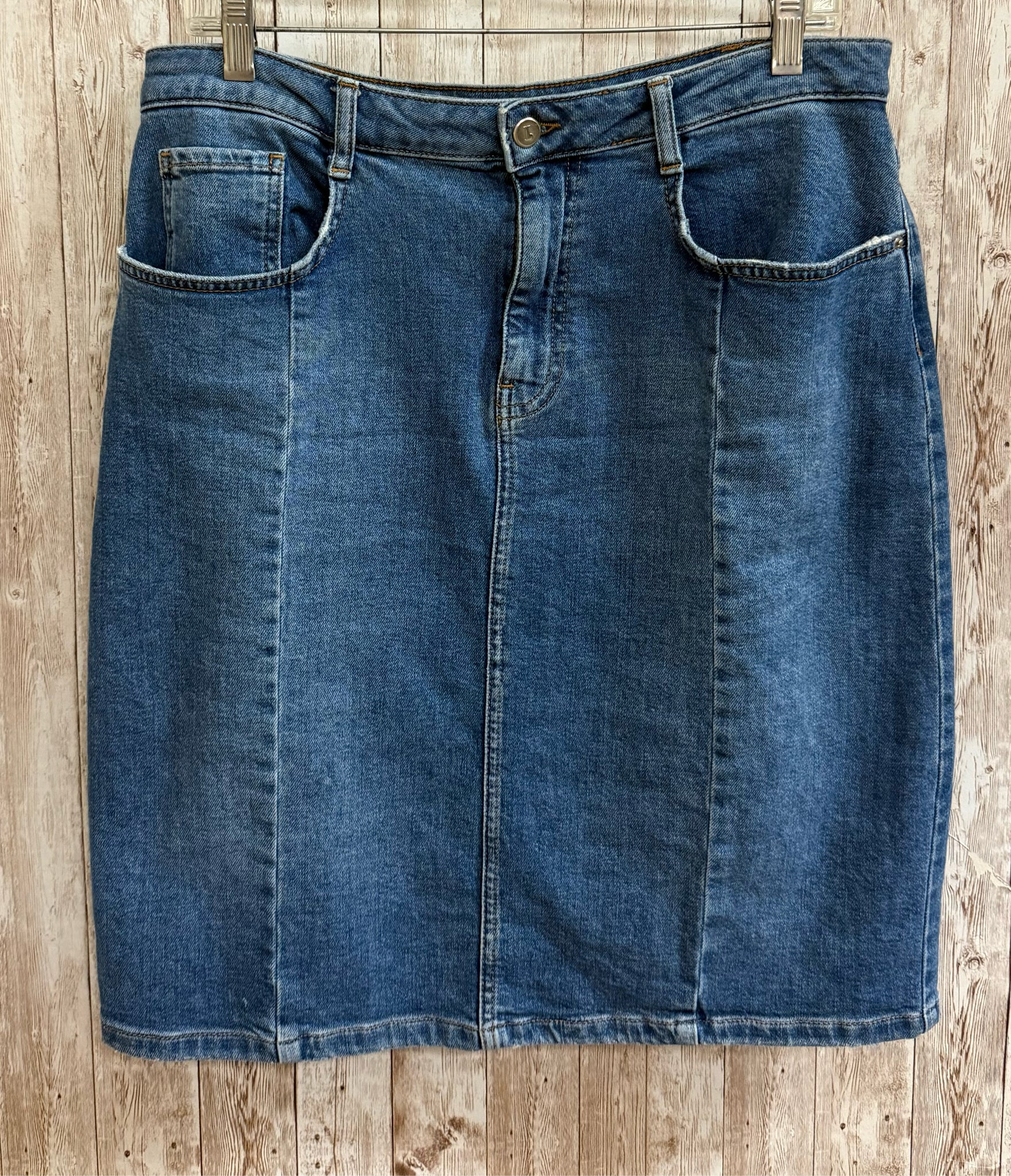 Size 12 PILCRO &LETTER PRESS BLUE DENIM Skirt
