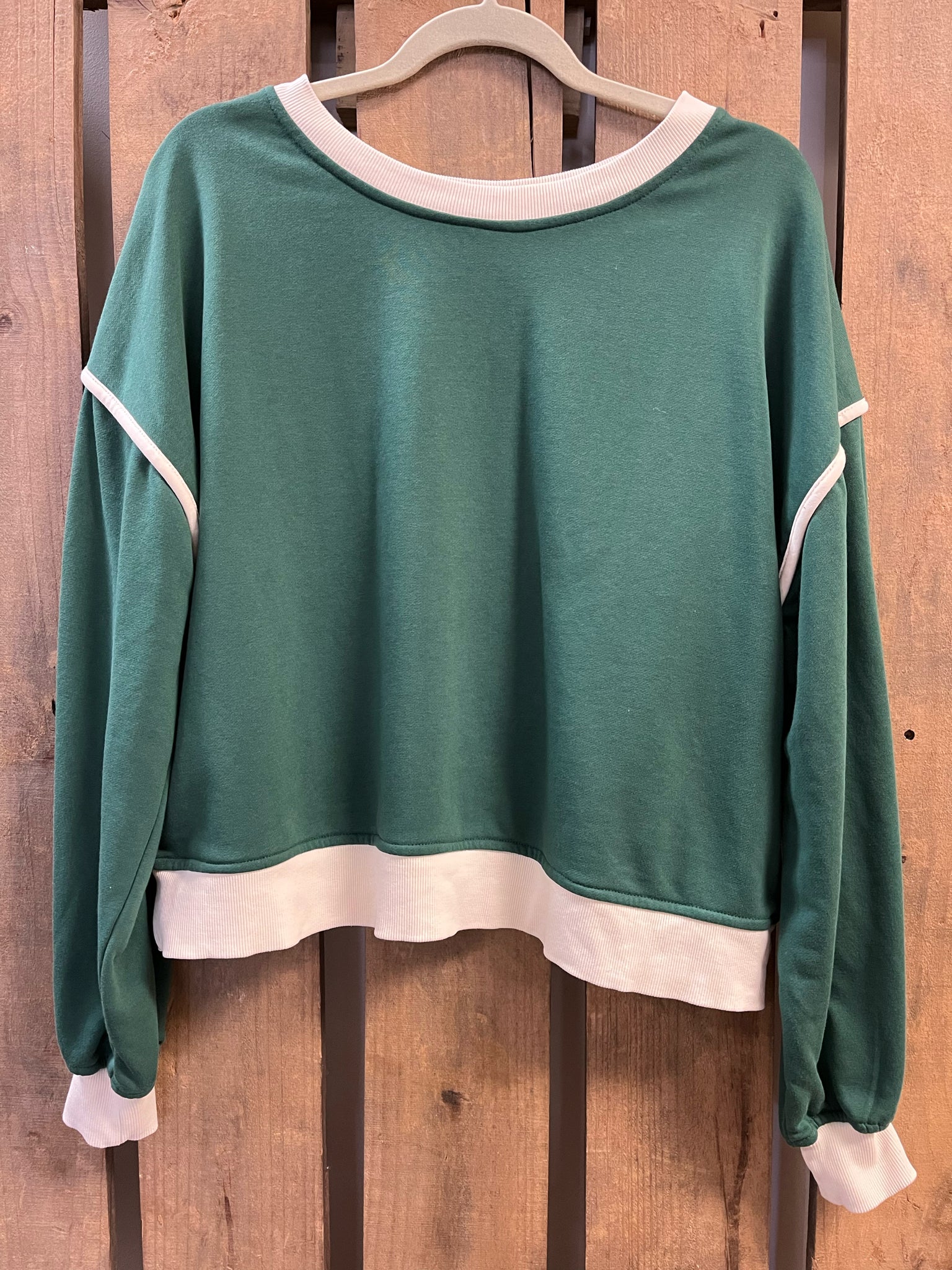 Size M ENTRO GREEN & BEIGE 2 PC SET