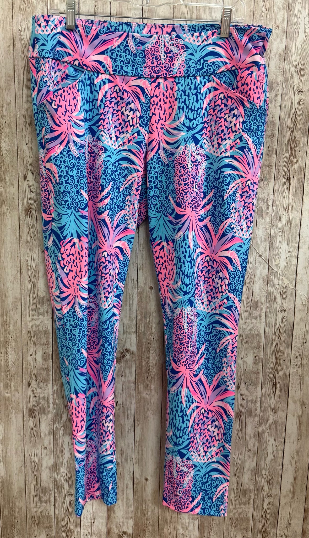 Size 12 LILLY PULITZER PINK & BLUE Pants