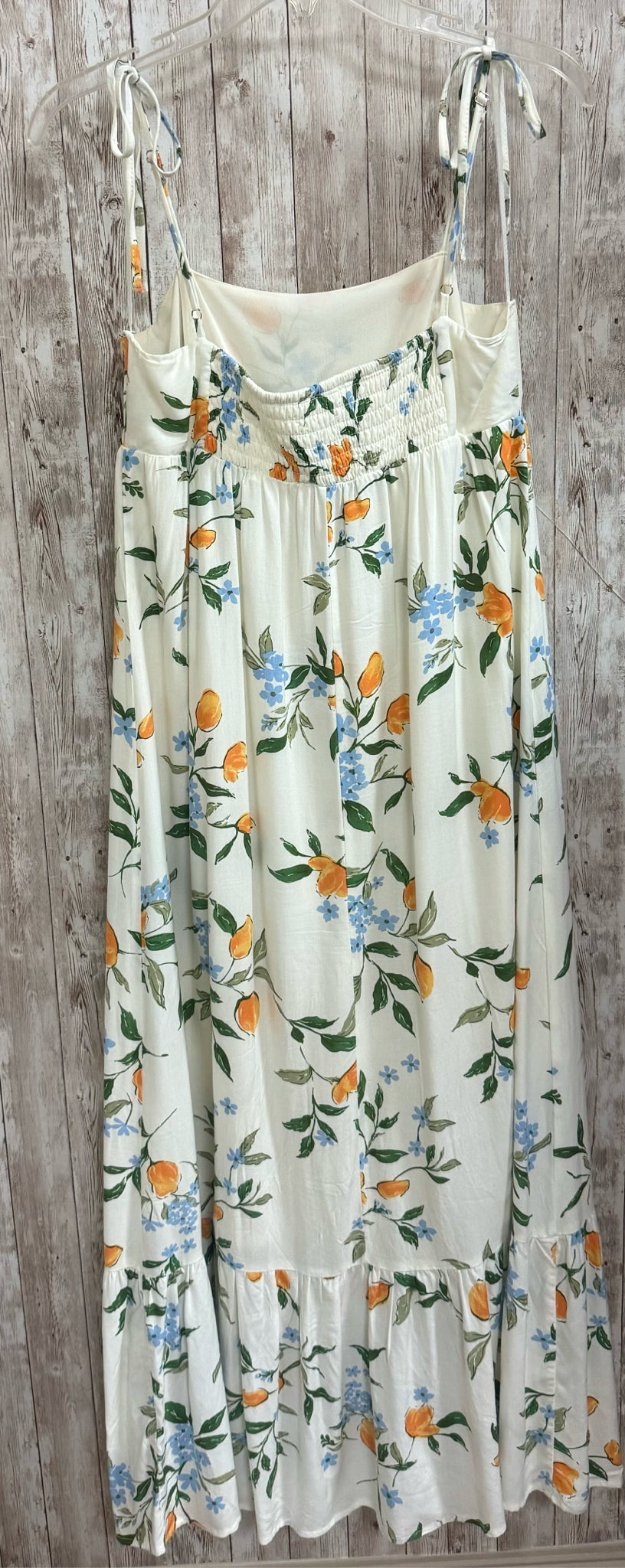 Size S RE BLU Beige Print Dress