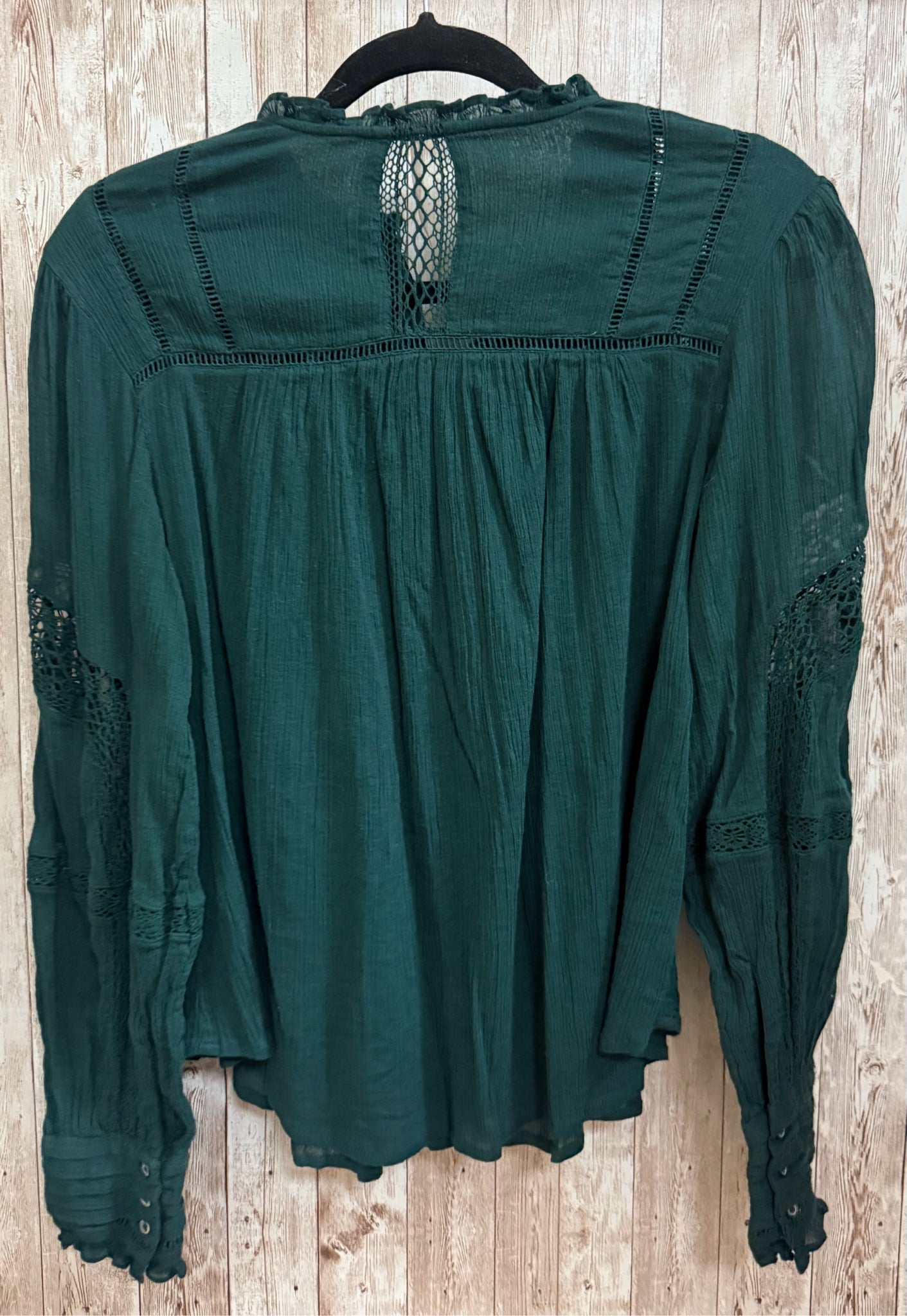 Size XS FREE PEOPLE Green Top