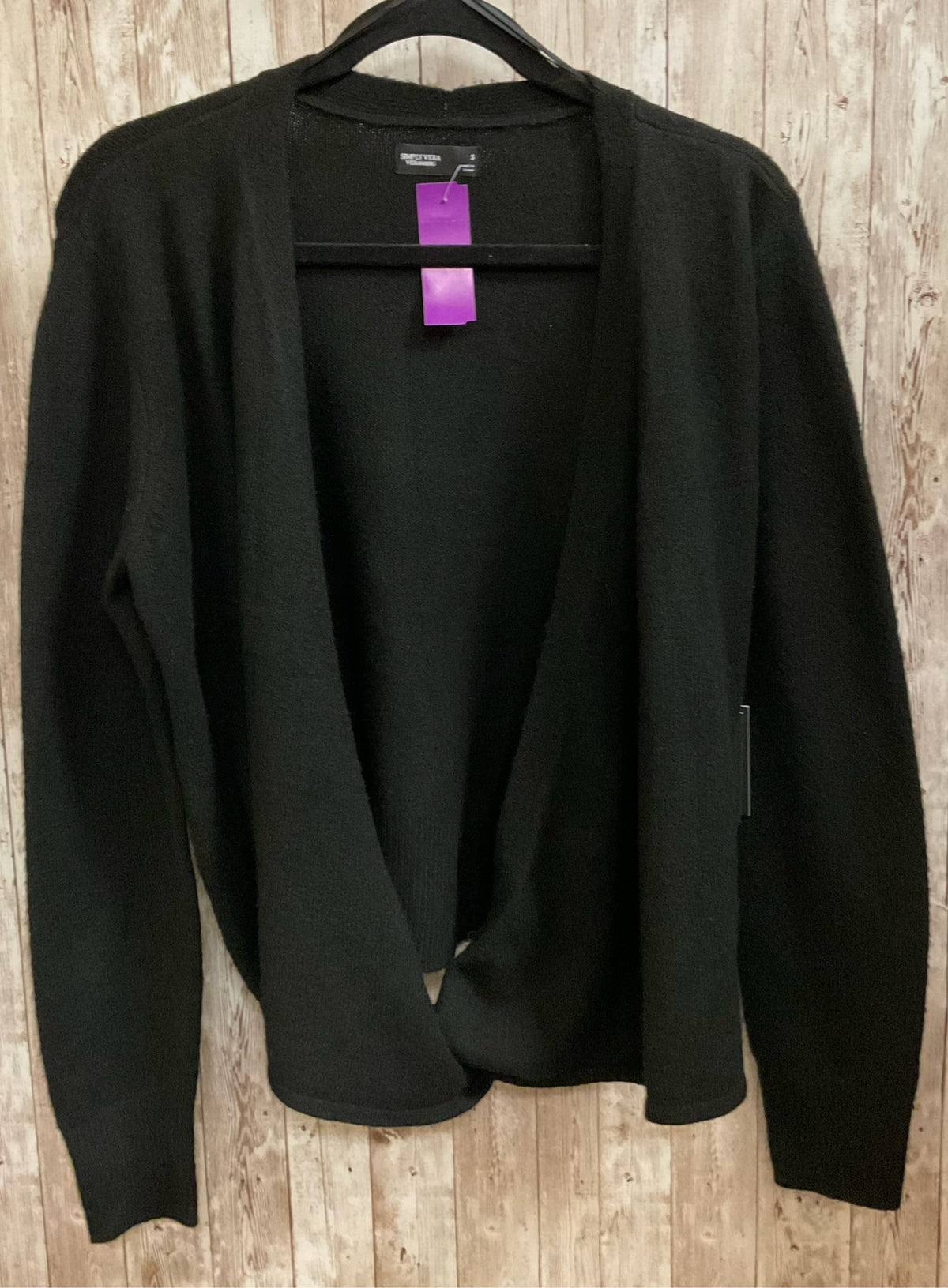 Size S SIMPLY VERA Black Cardigan