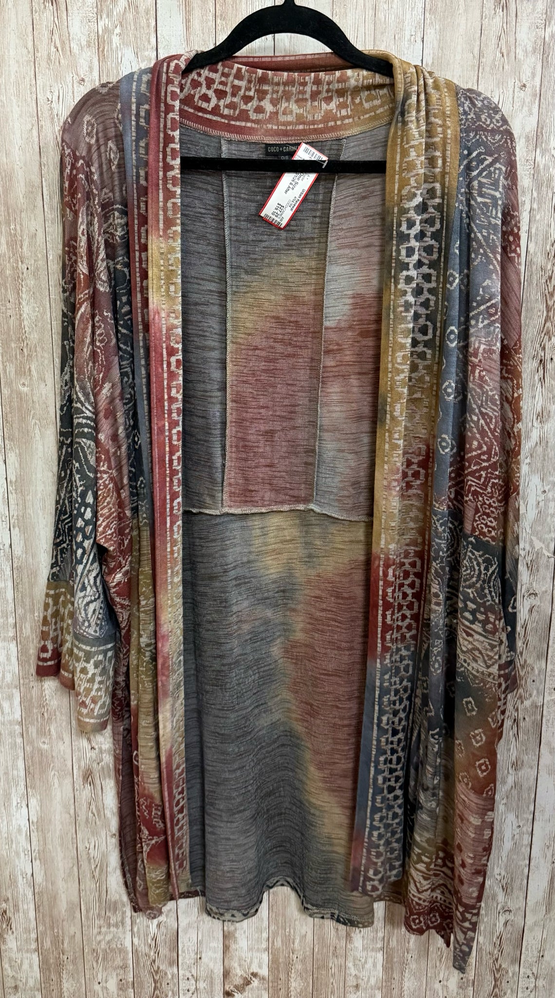 Size One Size COCO+CARMEN GRAY AND GOLD Duster