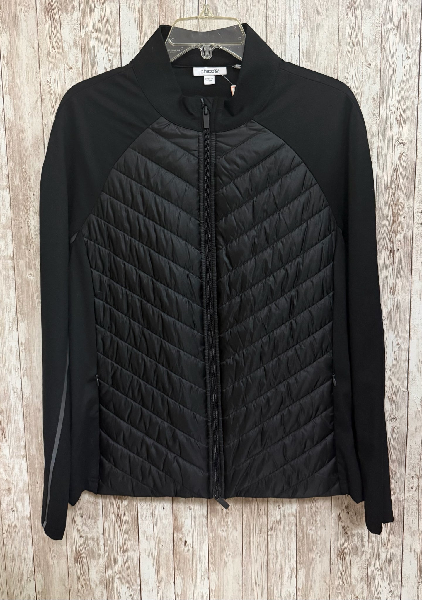 CHICO'S Size XL Black Jacket