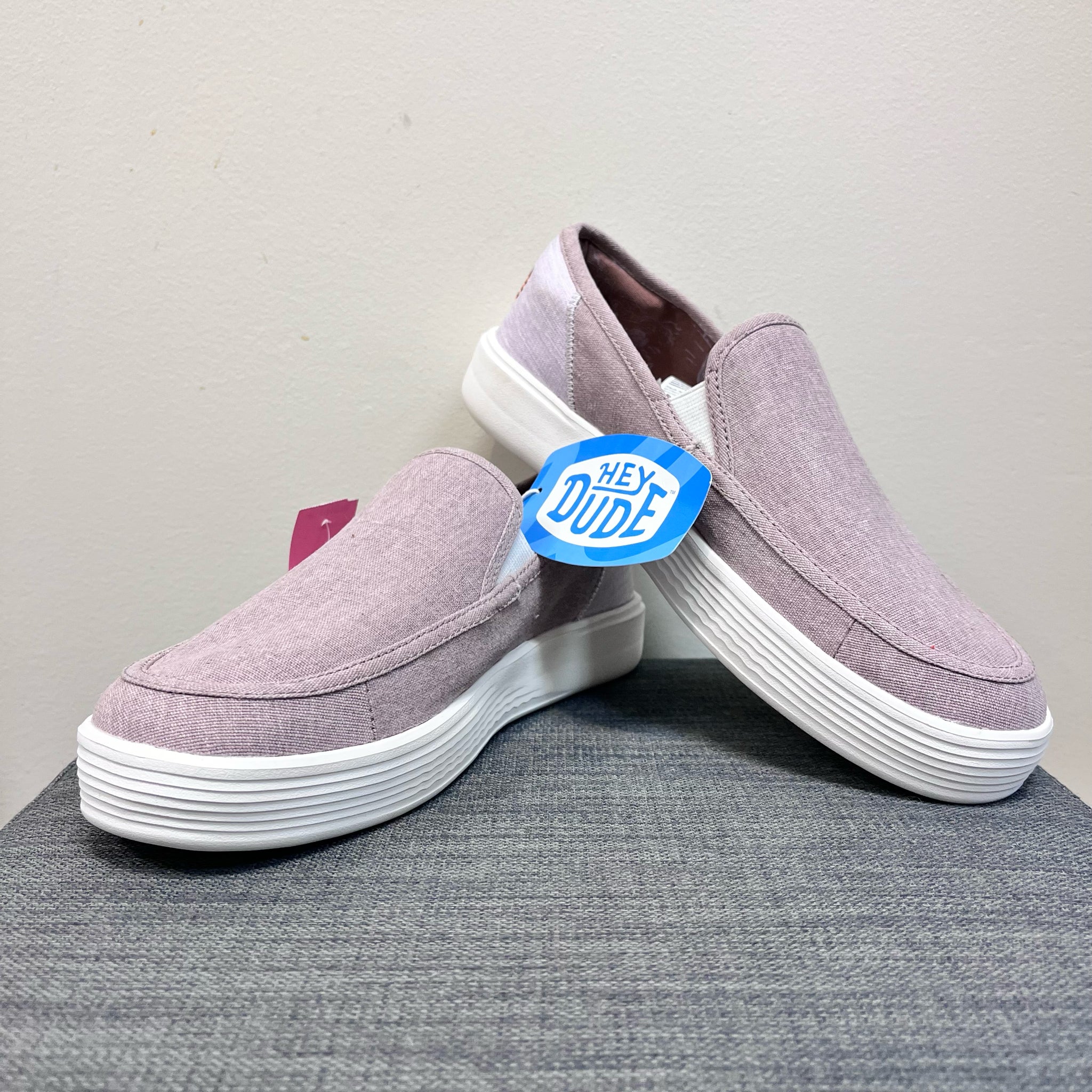 HEY DUDE 9 Purple Sneakers