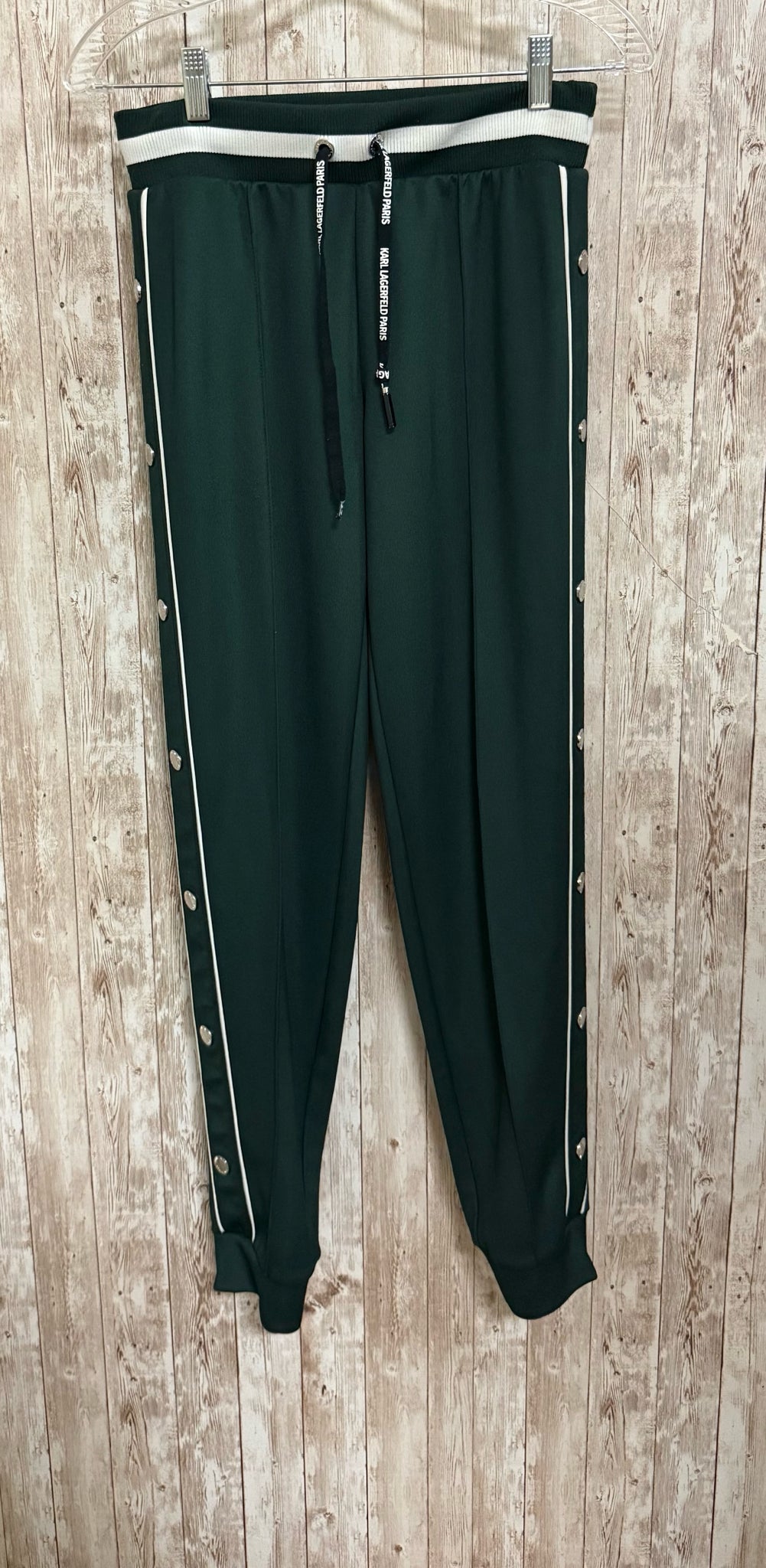 KARL LAGERFELD Size XXS Forest Green 2 PC PANT SET
