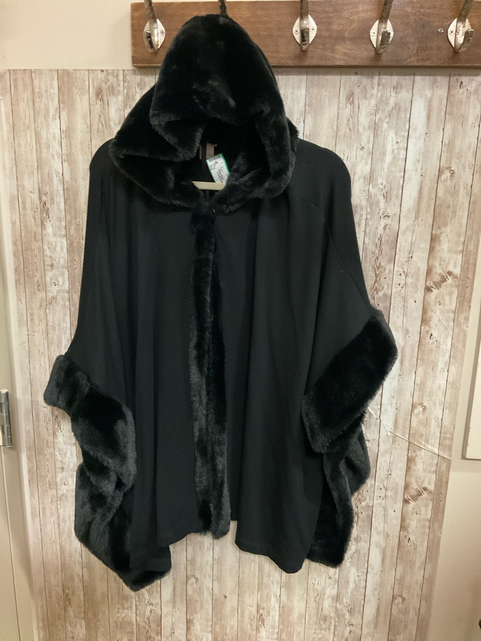 CHICO'S Size One Size Black CAPE