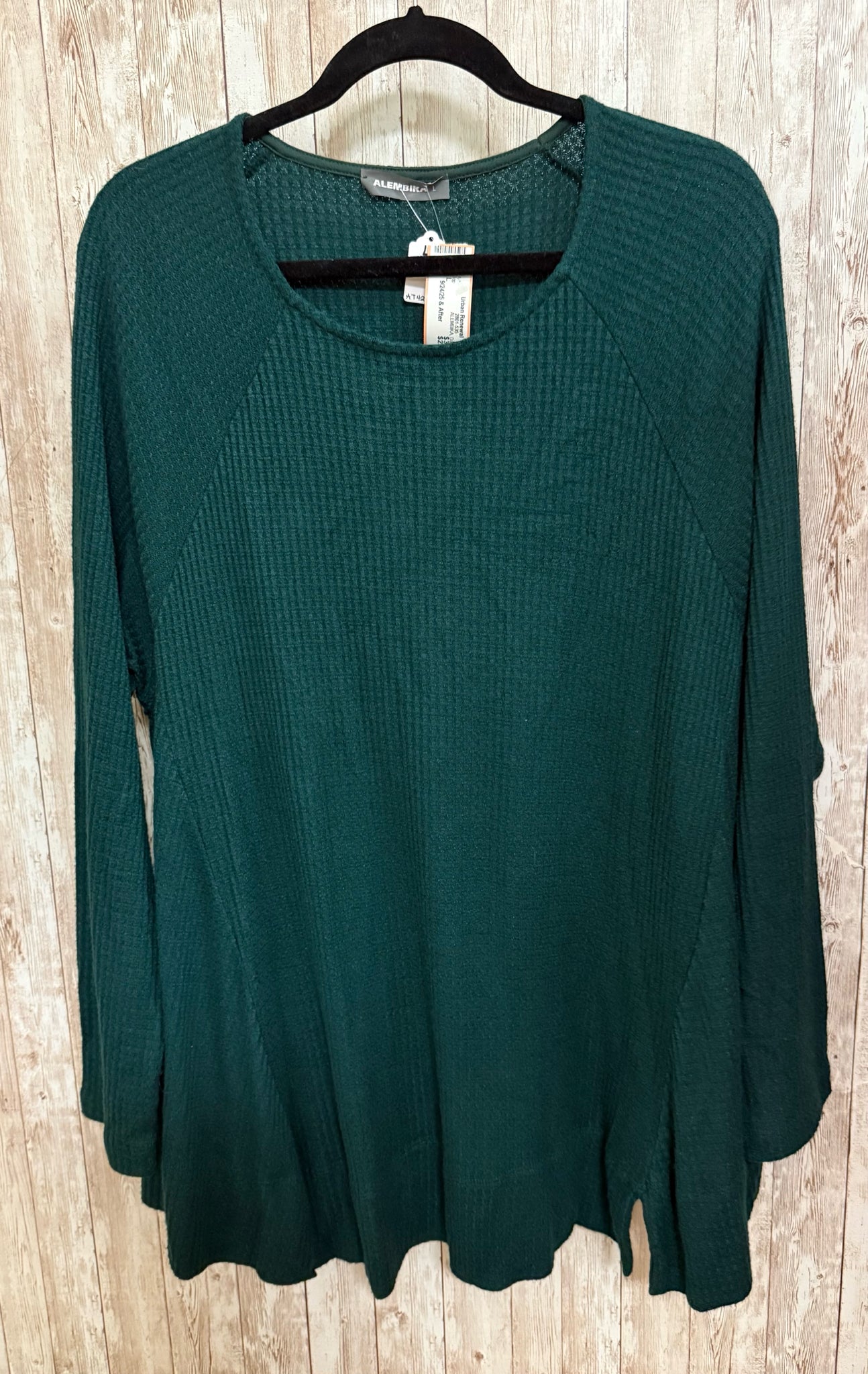 ALEMBIKA Size L Dark Green Top