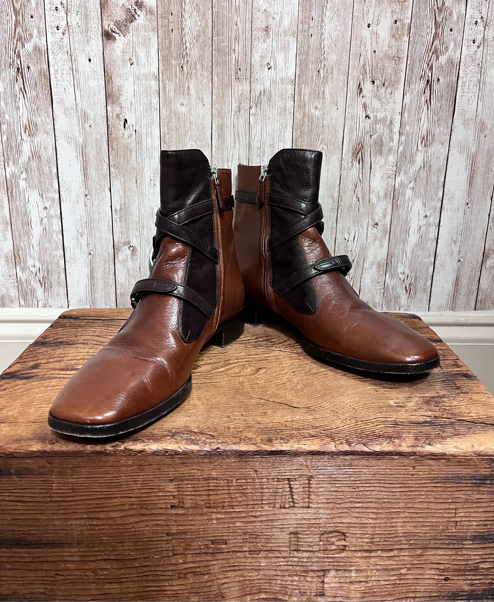 7.5 PRADA Brown Boots