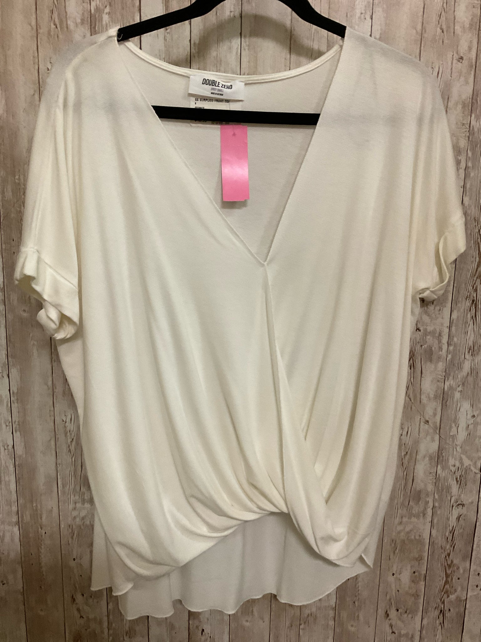 Size S DOUBLEZERO White Top