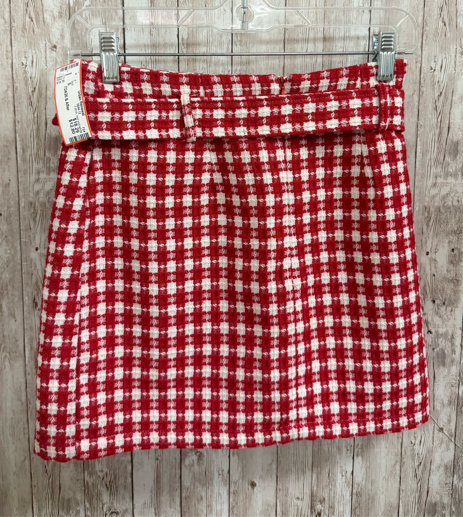 Size S Fabrik red and white Skirt