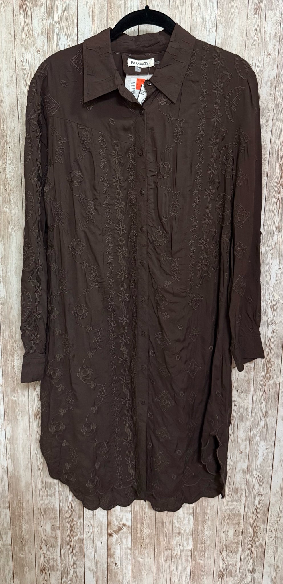 Size S PAPARAZZI Brown Dress