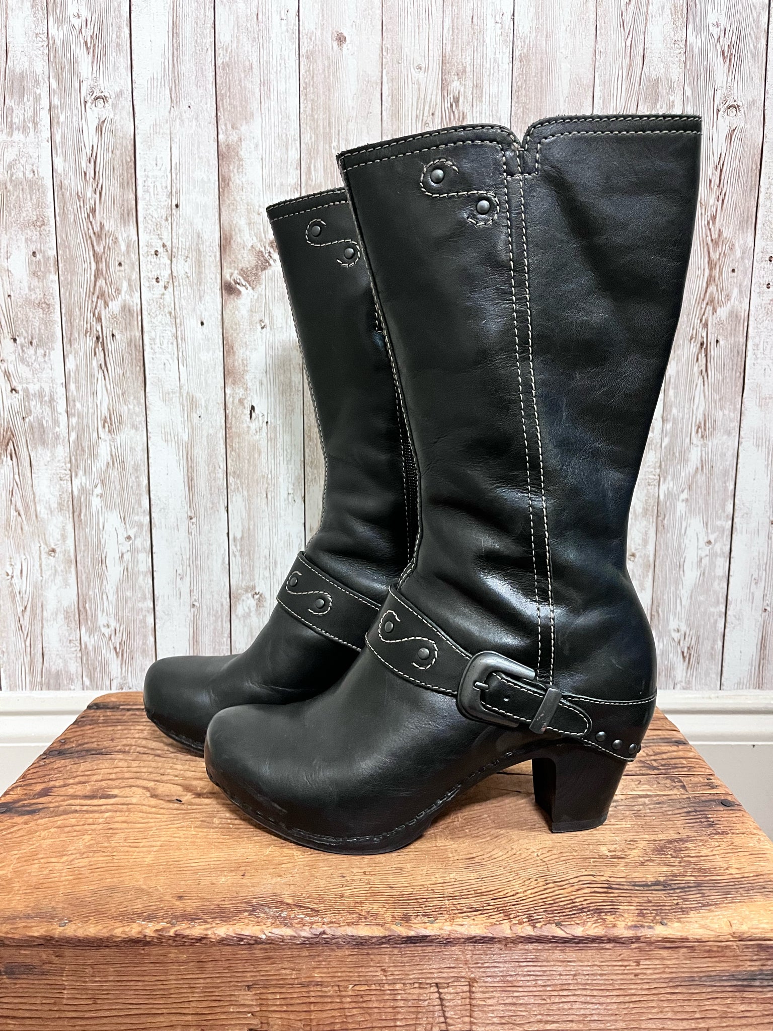 7.5 DANSKO Black Boots