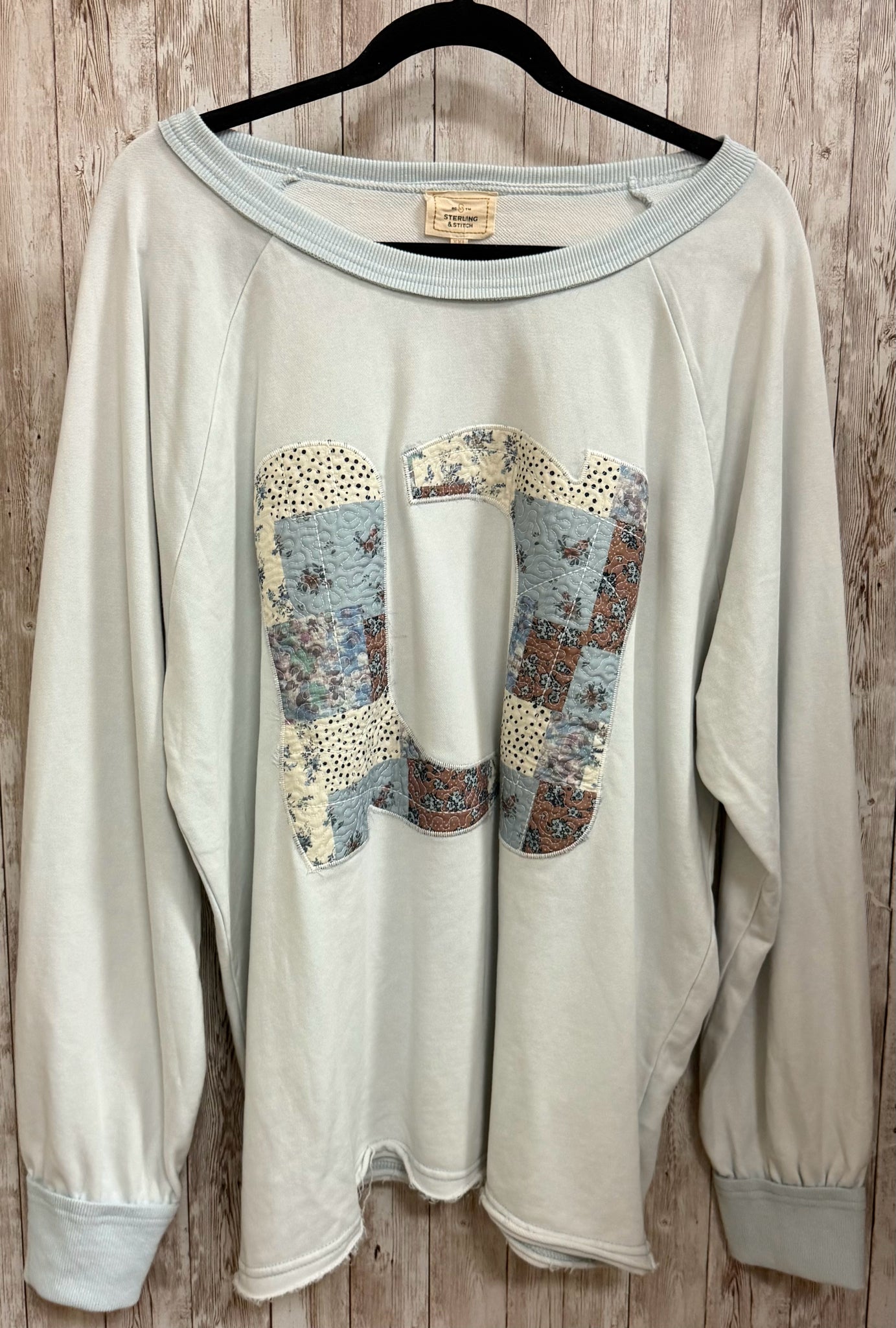 Size XXL STERLING &STITCH Light Blue Top
