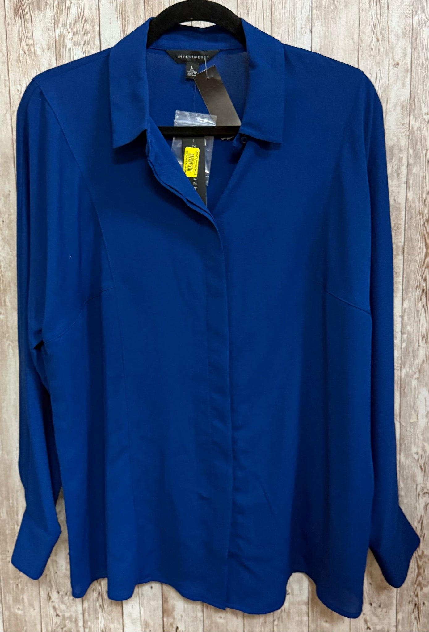 Size L INVESTMENTS Blue Top