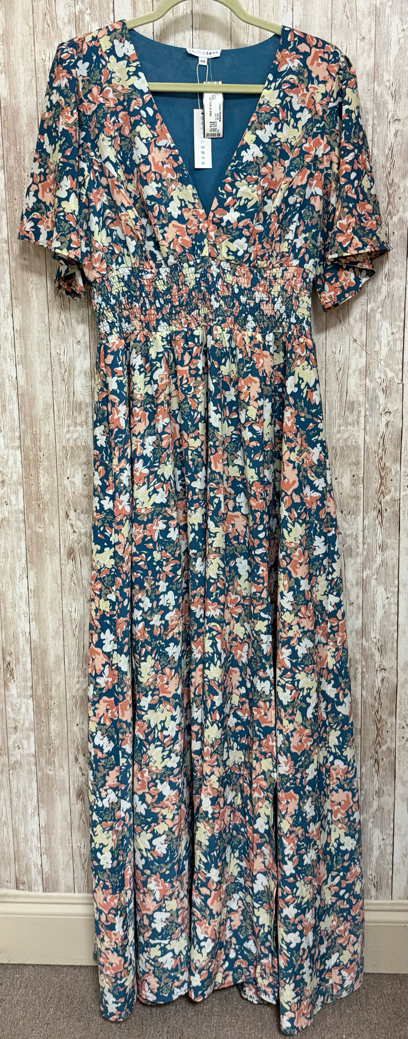 Size XXL BALTIC BORN Blue Print Dress