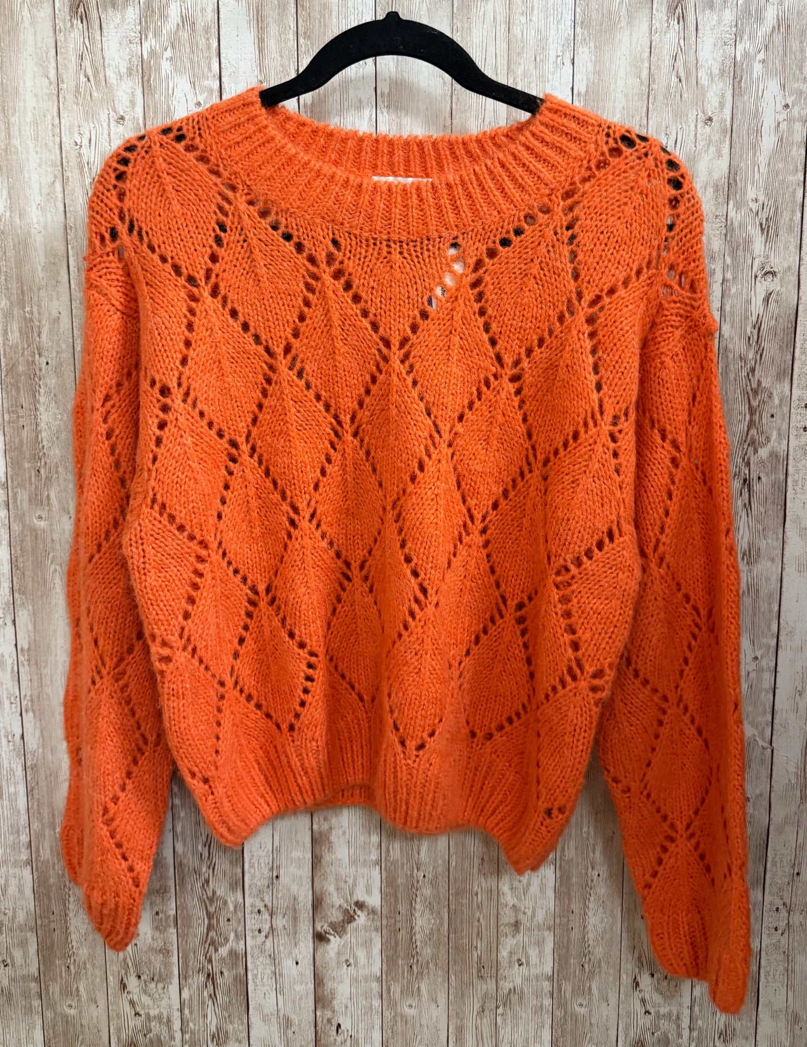 MOON RIVER Size S Orange Sweater