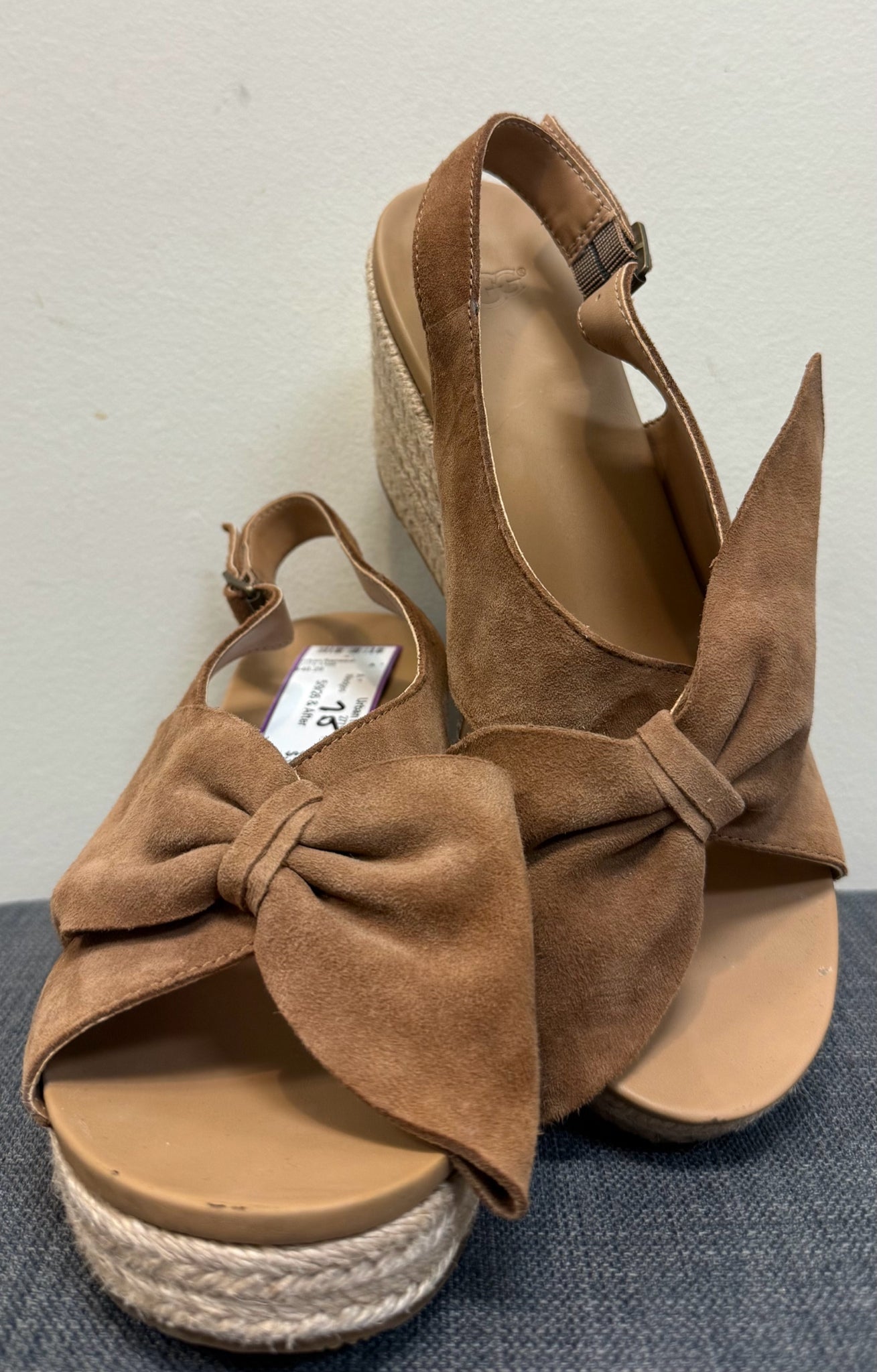 7.5 UGG Brown Wedges
