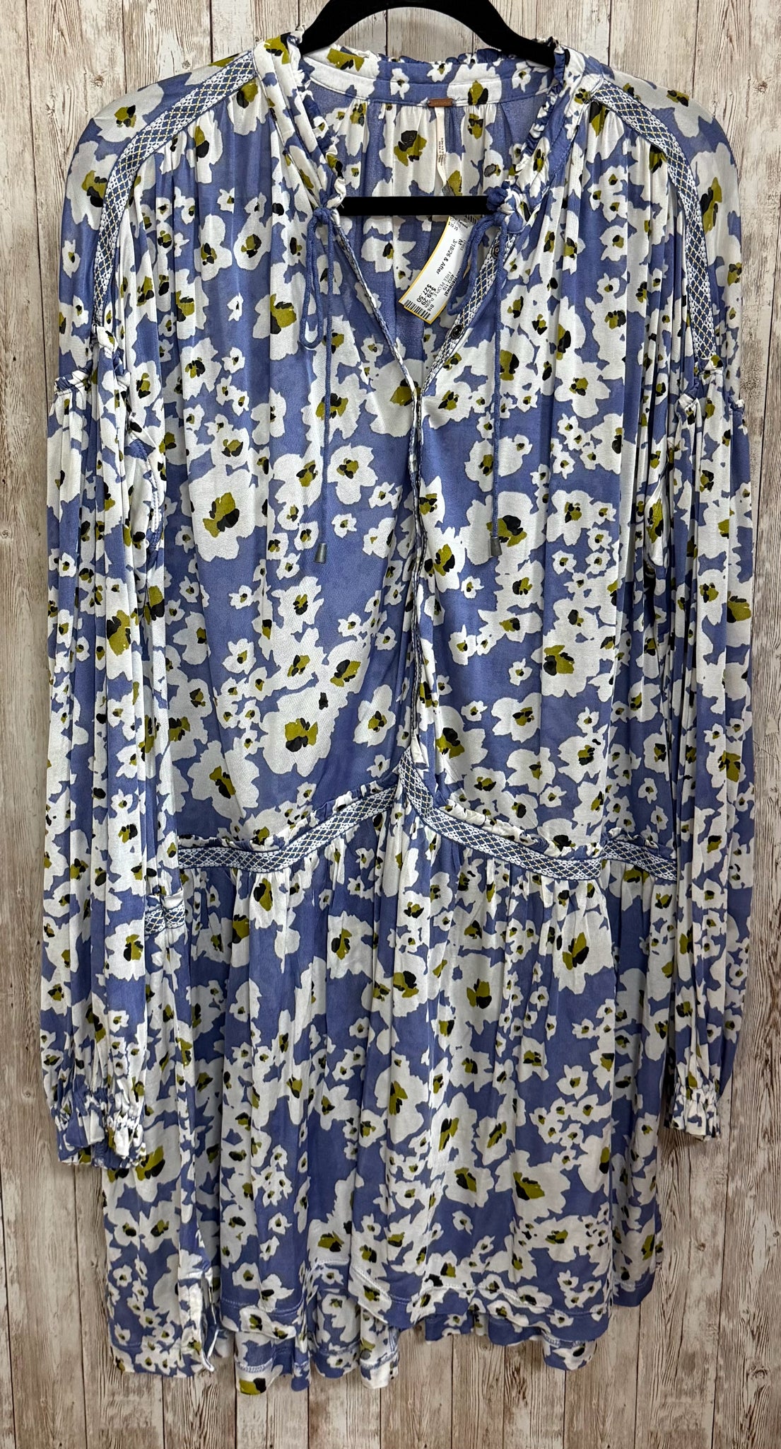 Size M FREE PEOPLE Purple Print Dress