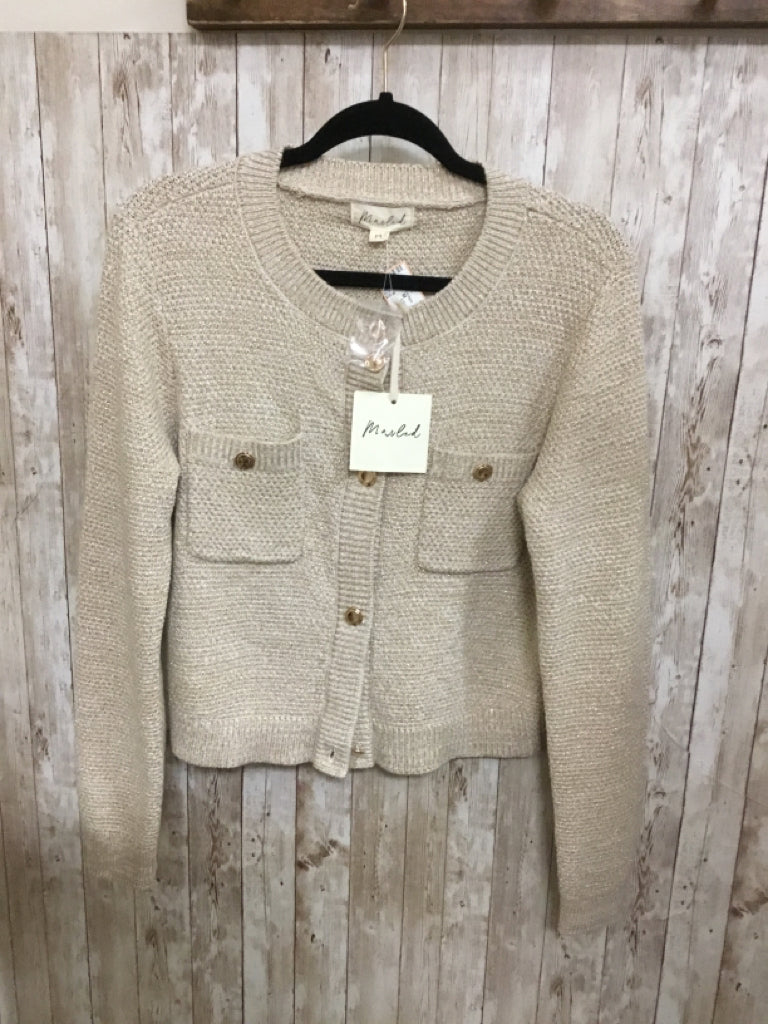 Size M MARLED Gold Cardigan