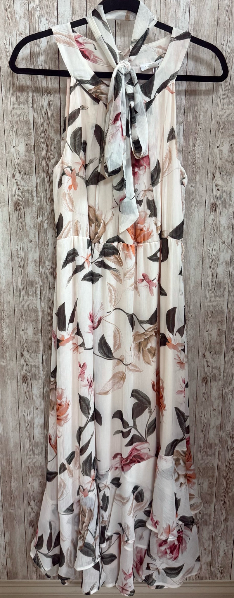 Size 10 CALVIN KLEIN BEIGE FLORAL Dress