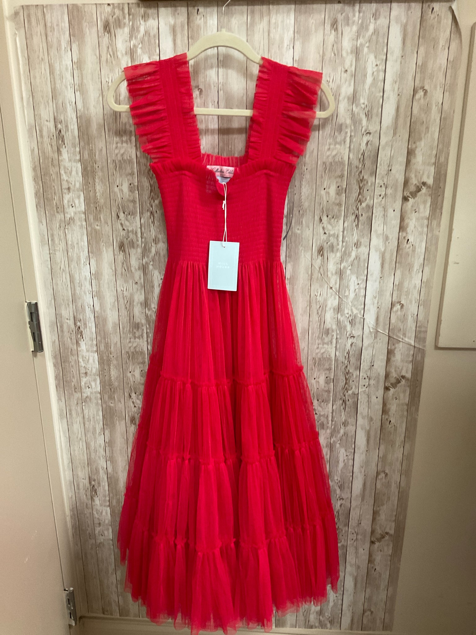 Size XS HILL HOUSE Red Dress
