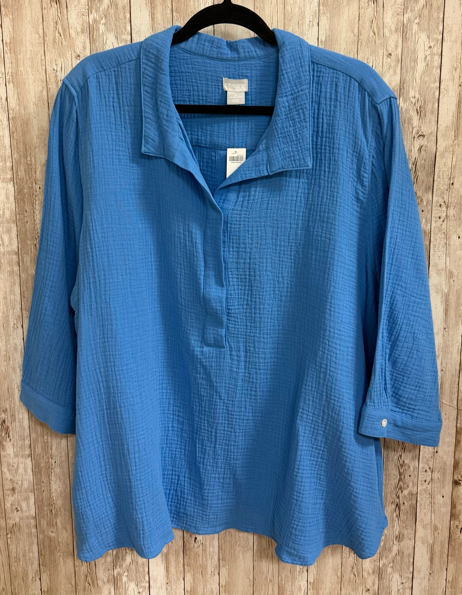 Size XXL CHICO'S Blue Top