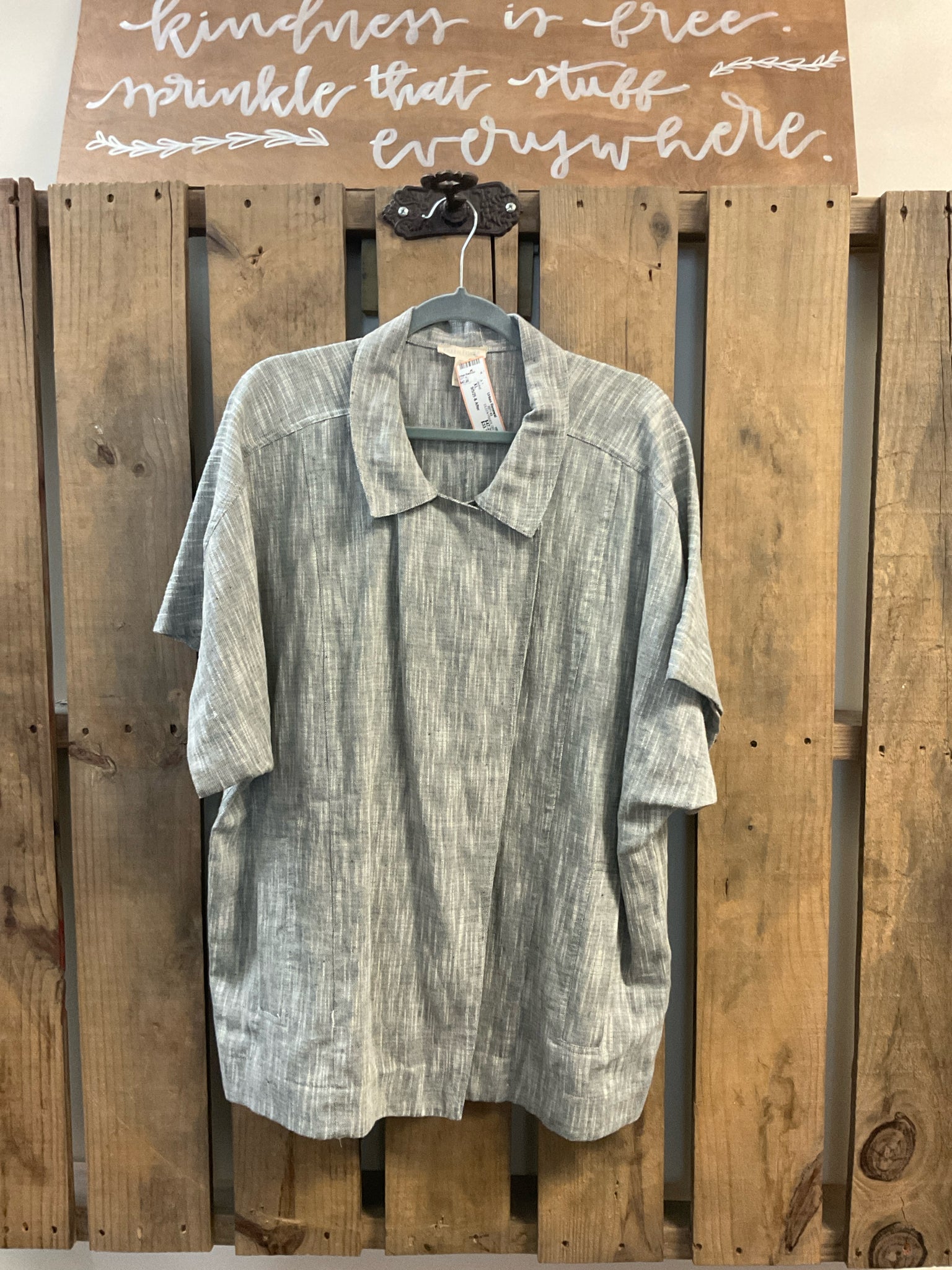 EILEEN FISHER Size XL GREY Jacket