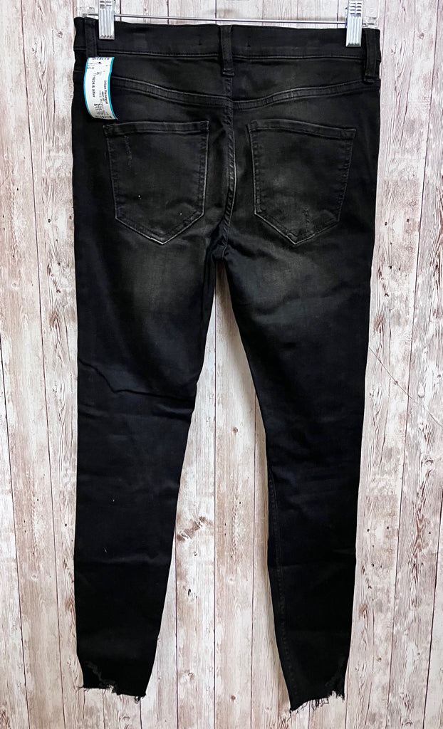 Size 26 FREE PEOPLE Black Denim Jeans