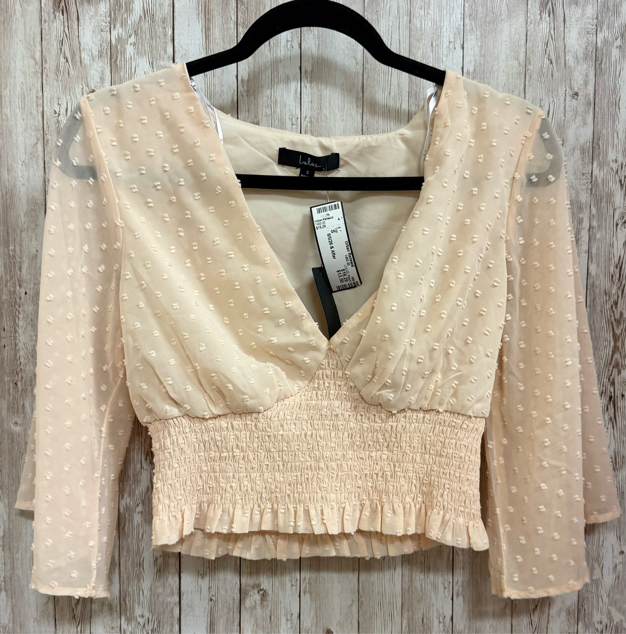 Size S LULUS Peach Top