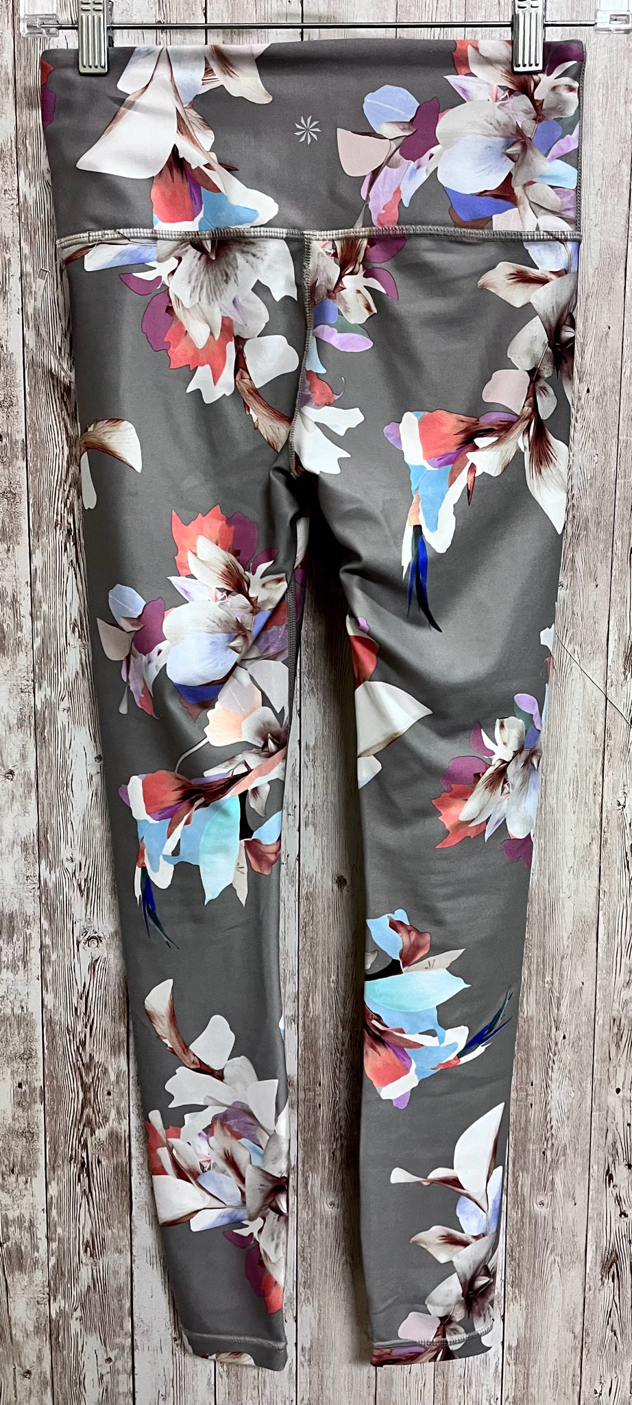 Size XS ATHLETA GREY FLORAL Leggings