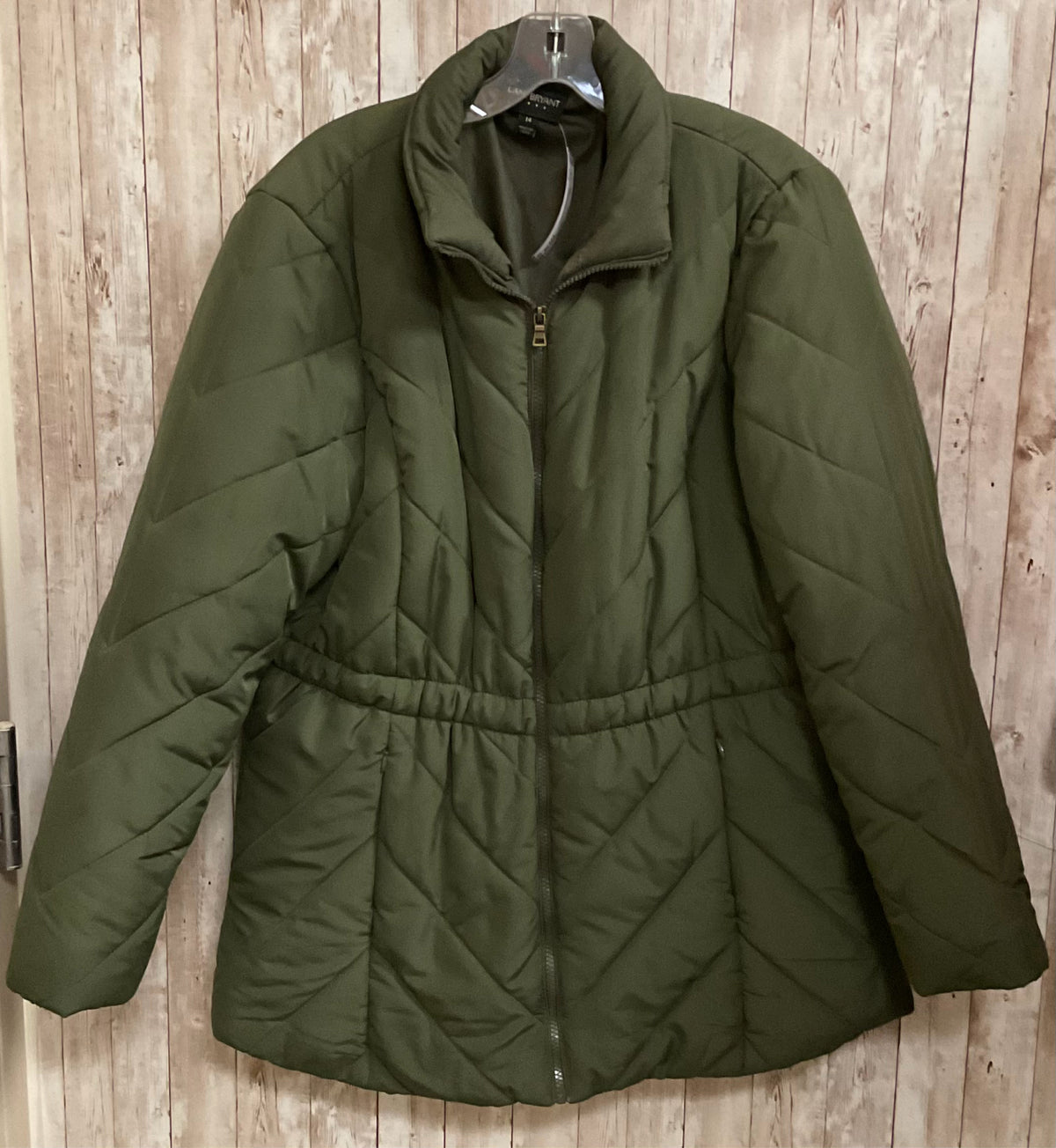 LANE BRYANT Olive Coat