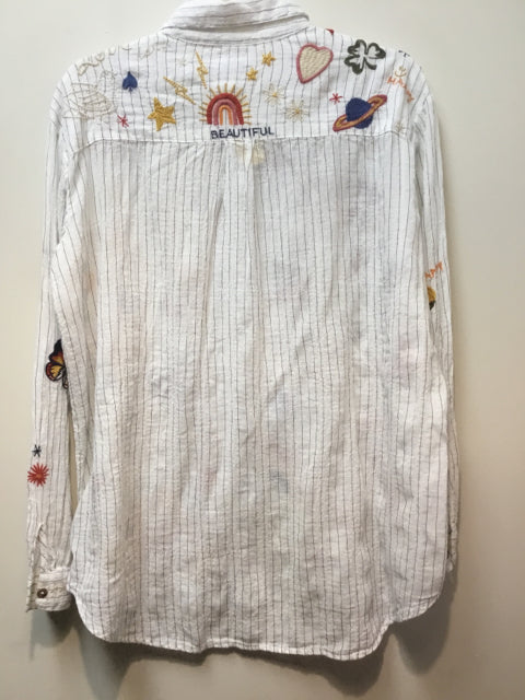 Size S JOHNNY WAS WHITE MULTI Top
