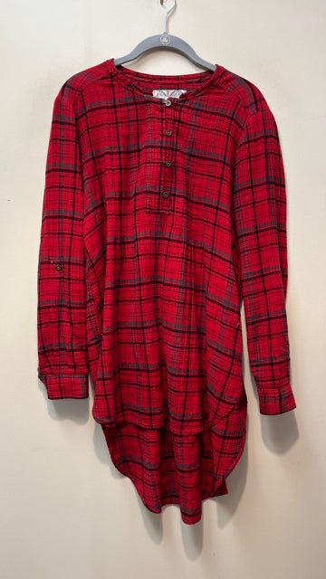 Size S HOLDING HORSES Red Plaid Top