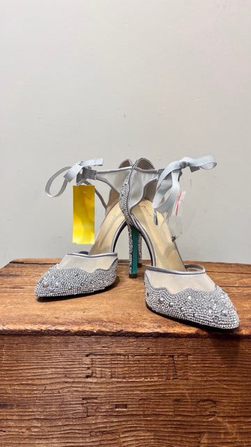 8 BETSEY JOHNSON Silver SHOES