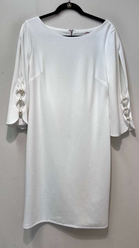 SHELBY&PALMER Size 12 White Dress
